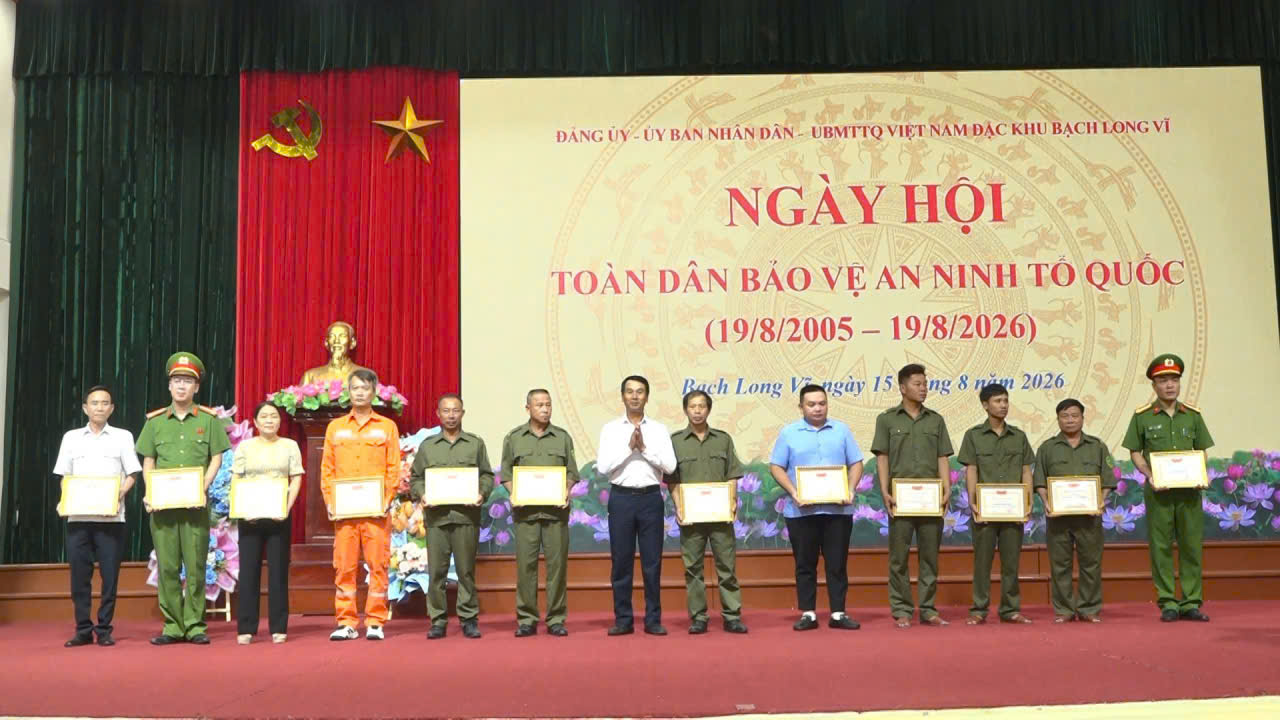 Đặc khu Bạch Long Vĩ đẩy mạnh phong trào toàn dân bảo vệ An ninh Tổ quốc